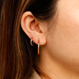 24mm SLIM HOOP MEDIUM EARRINGS