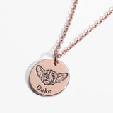 Colar com Rosto de Animal Personalizado