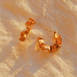 Petal Swirl Earrings