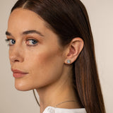 White Gloss Earrings