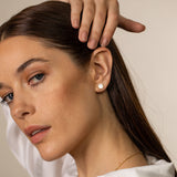 White Gloss Earrings