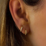12mm CRYSTALIZED SHINE HOOP SMALL Earrings