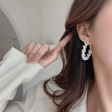 Pearl Hoop Earrings | Classic & Modern