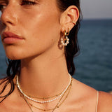 Pearl Hoop Earrings