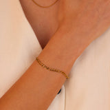 Figaro Steel Bracelet