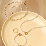 Pulseira Contas Pérola
