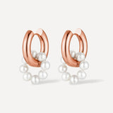 Pearl Hoop Earrings