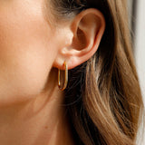 Graceful Oval Earrings