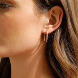 Graceful Oval Earrings