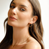 Graceful Oval Earrings