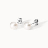 Pearl earrings