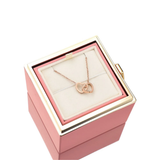ENGRAVED NECKLACE WITH ETERNAL ROSE BOX