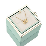 ENGRAVED NECKLACE WITH ETERNAL ROSE BOX