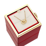 ENGRAVED NECKLACE WITH ETERNAL ROSE BOX