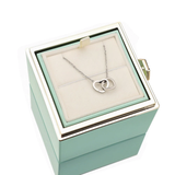 ENGRAVED NECKLACE WITH ETERNAL ROSE BOX