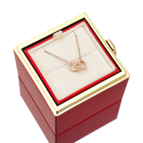 ENGRAVED NECKLACE WITH ETERNAL ROSE BOX