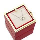 ENGRAVED NECKLACE WITH ETERNAL ROSE BOX