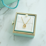 ENGRAVED NECKLACE WITH ETERNAL ROSE BOX