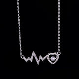 Wave Heartbeat Necklace | Rhythm & Contemplation