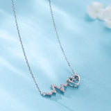 Wave Heartbeat Necklace | Rhythm & Contemplation