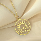 Sun Wave Necklace | Energy & Freedom