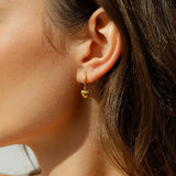 Solemn Heart Earrings