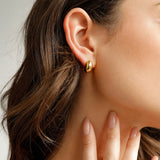Modern Bean Earrings