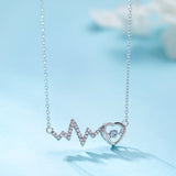 Wave Heartbeat Necklace | Rhythm & Contemplation