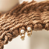 Vintage Wreath Pearl Earrings