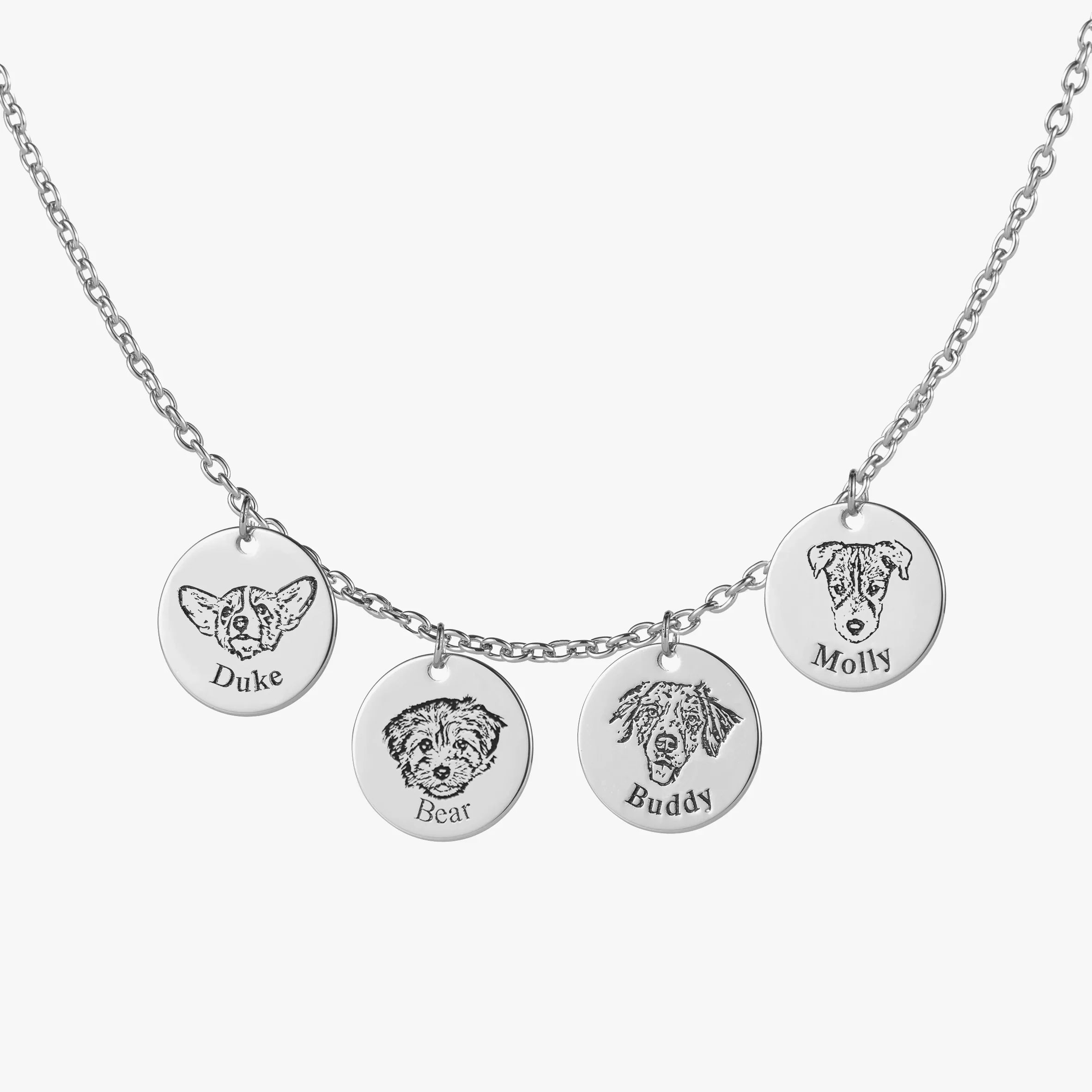 Colar com Rosto de Animal Personalizado