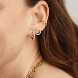 16mm CRYSTALLIZED SHINE HOOP Earrings