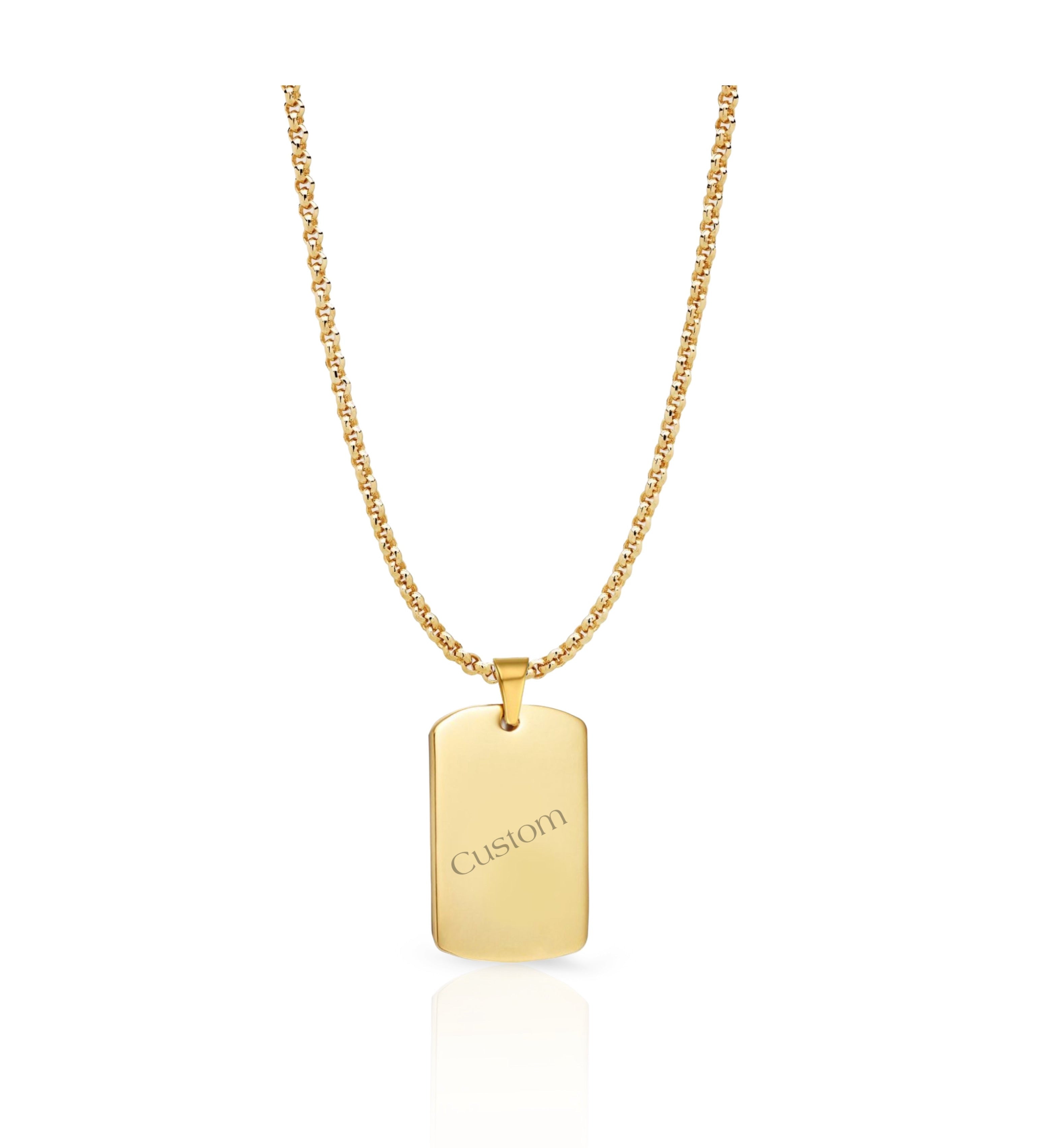 Colar Medalhão Personalizável