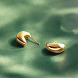 Modern Bean Earrings