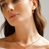Solemn Heart Earrings