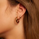 12mm CRYSTALIZED SHINE HOOP SMALL Earrings