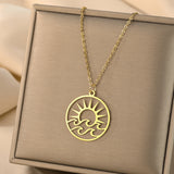 Sun Wave Necklace | Energy & Freedom