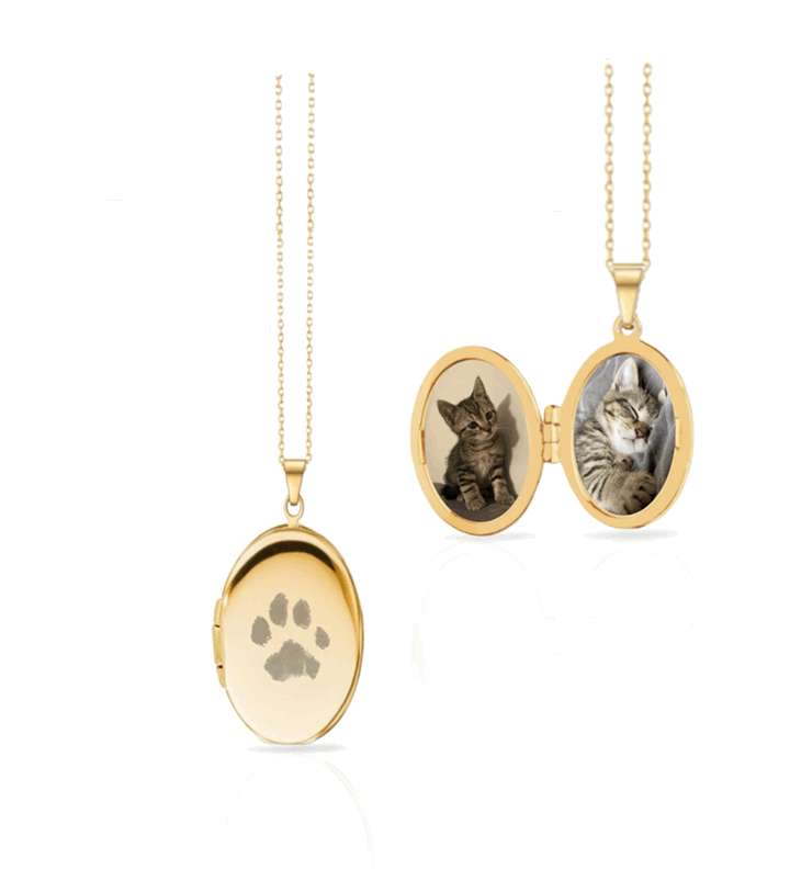 Colar Relicário Oval Personalizável