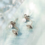 Ocean Drop Pearl Earrings