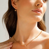 Solemn Heart Earrings