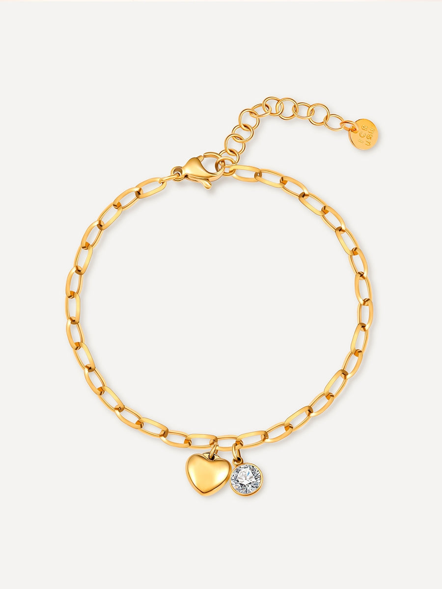 Pulseira Coração Faísca