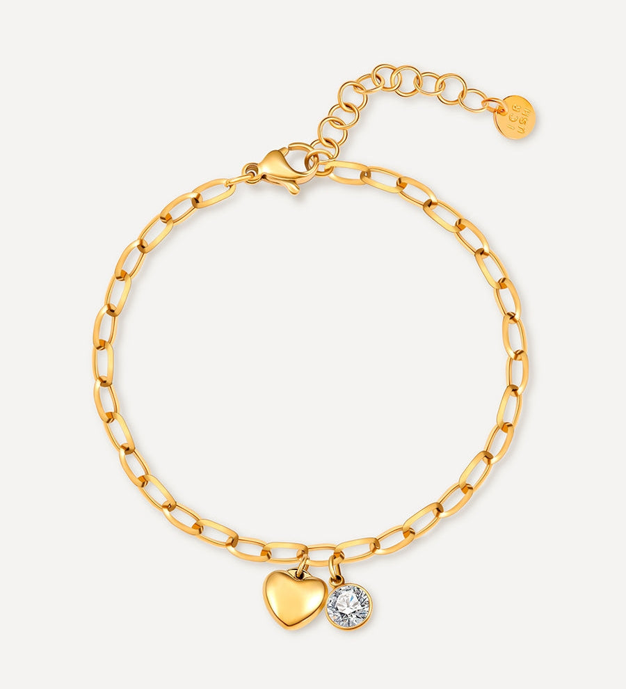 Pulseira Coração Faísca