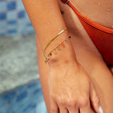 Pulseira Colorido Pedra