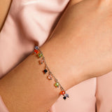 Pulseira Colorido Pedra