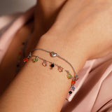 Pulseira Colorido Pedra