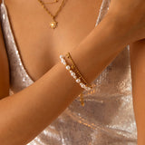 Pulseira Contas Pérola