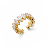 Anel Vicenza com Corona de Circónia Marquise