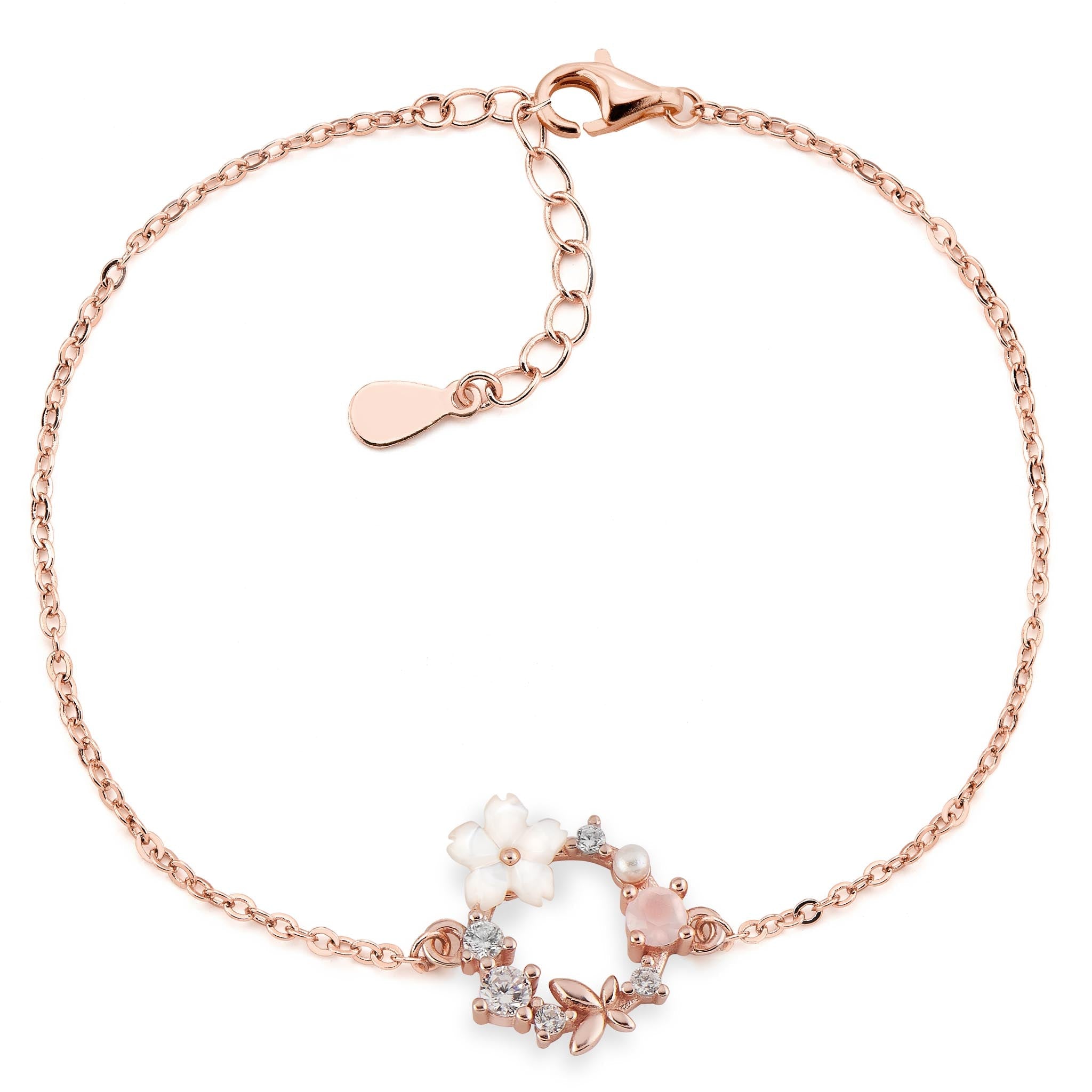 Pulseira Primavera Branco Flor