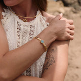 Pulseira Jaroka (Banhado a Ouro)