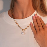 Rose - Necklace - Stainless Steel