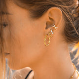 Twisted Hoop Earrings